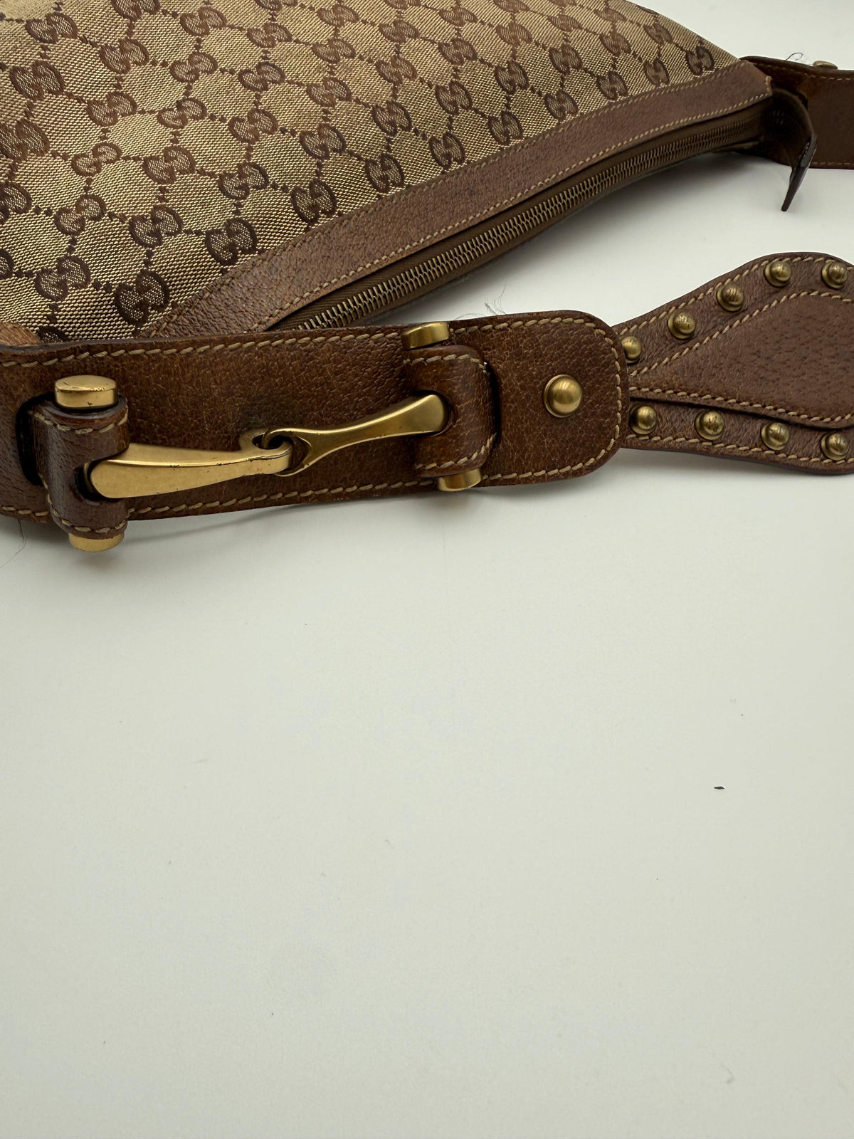 Gucci Borsa Pelham Vintage in Tela GG Monogram Marrone - Mercatino di Ninni