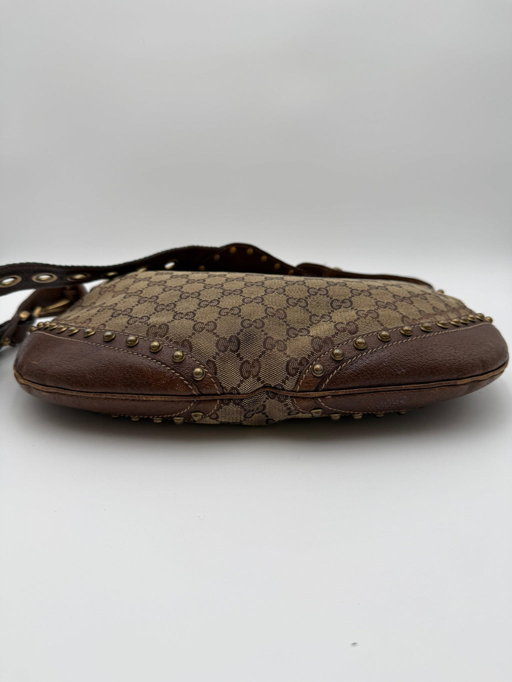 Gucci Borsa Pelham Vintage in Tela GG Monogram Marrone - Mercatino di Ninni