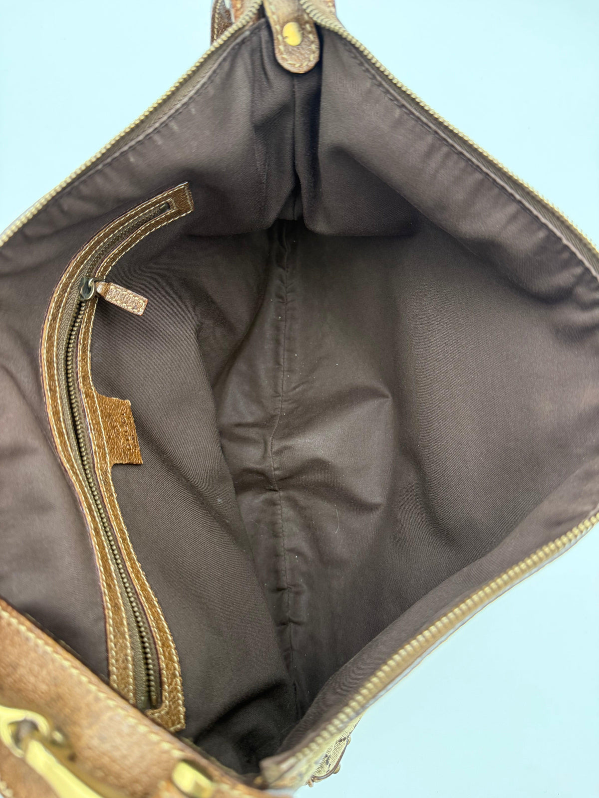 Gucci Borsa Pelham Vintage in Tela GG Monogram Marrone - Mercatino di Ninni