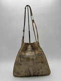 Gucci Borsa Vintage Tom Ford a Secchiello in Pelle di Pitone Beige