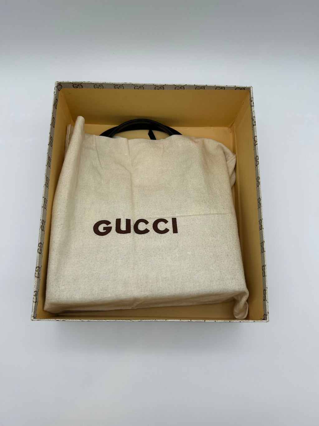 Gucci Borsa Vintage a Mano in Pelle Nera Gucci