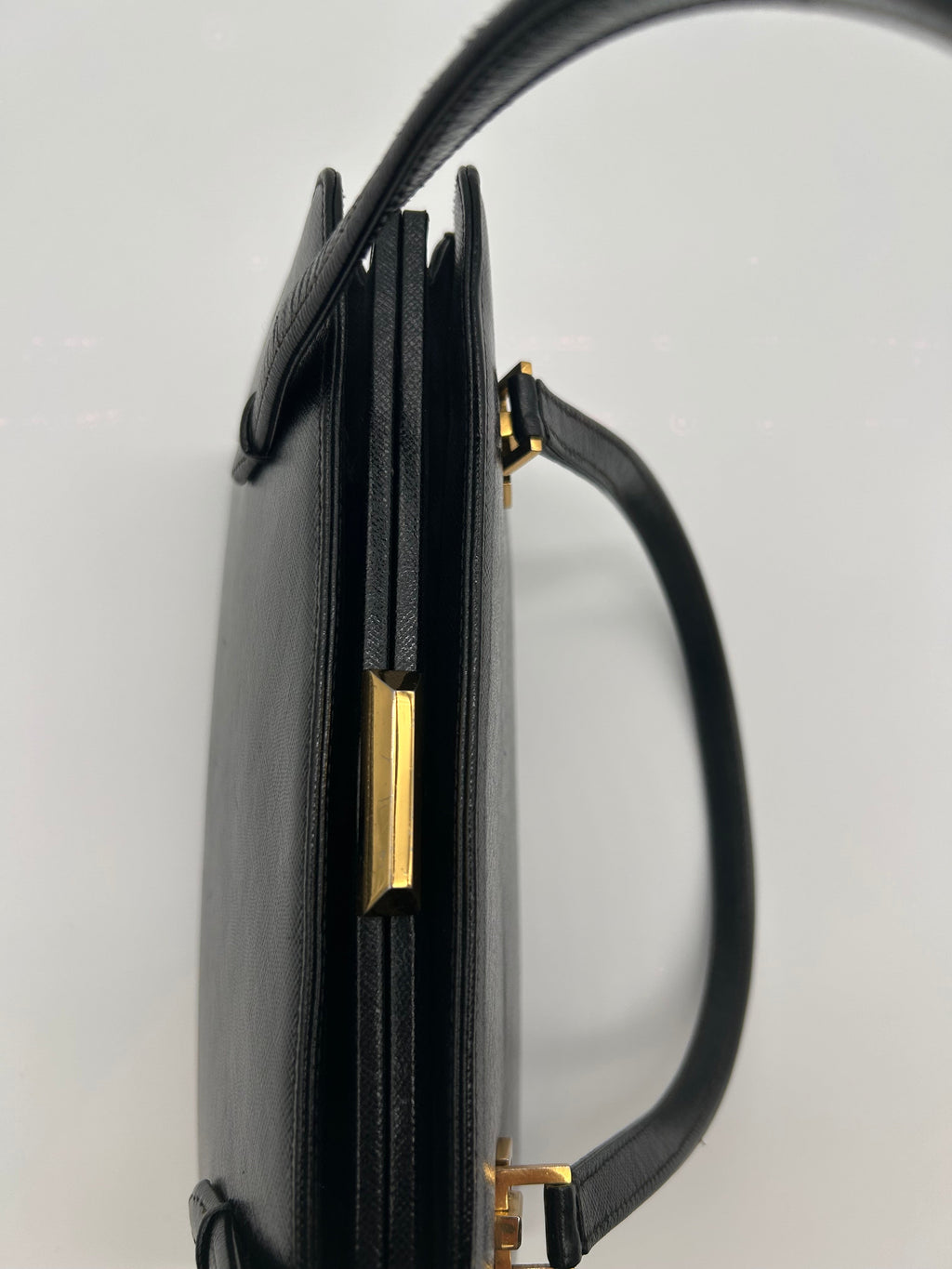 Gucci Borsa Vintage a Mano in Pelle Nera Gucci