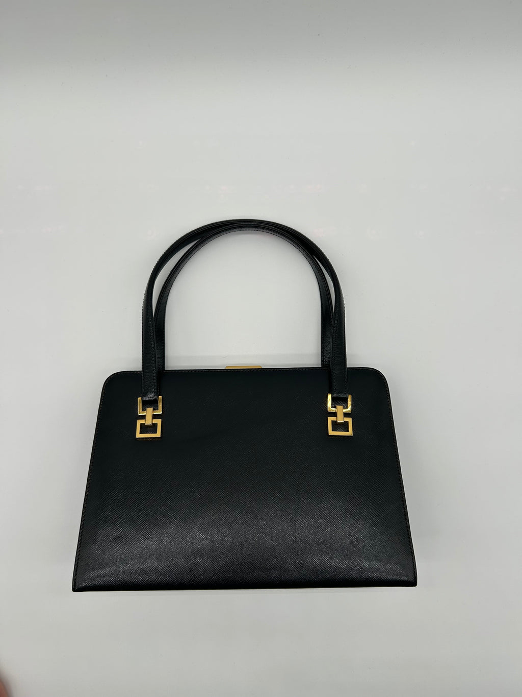 Gucci Borsa Vintage a Mano in Pelle Nera Gucci