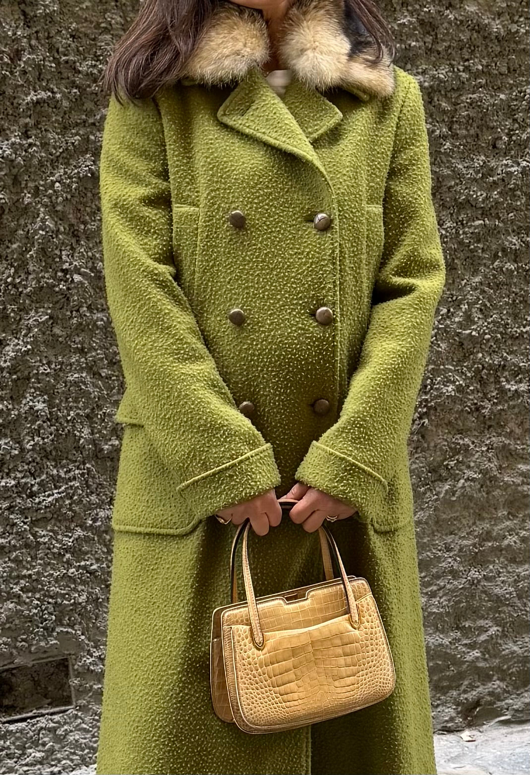 Gucci Borsa Vintage in Coccodrillo Beige Gucci