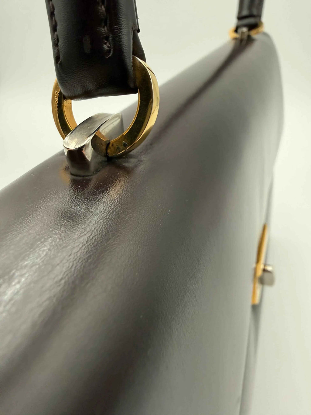 Gucci Borsa a Mano Vintage Pelle Marrone