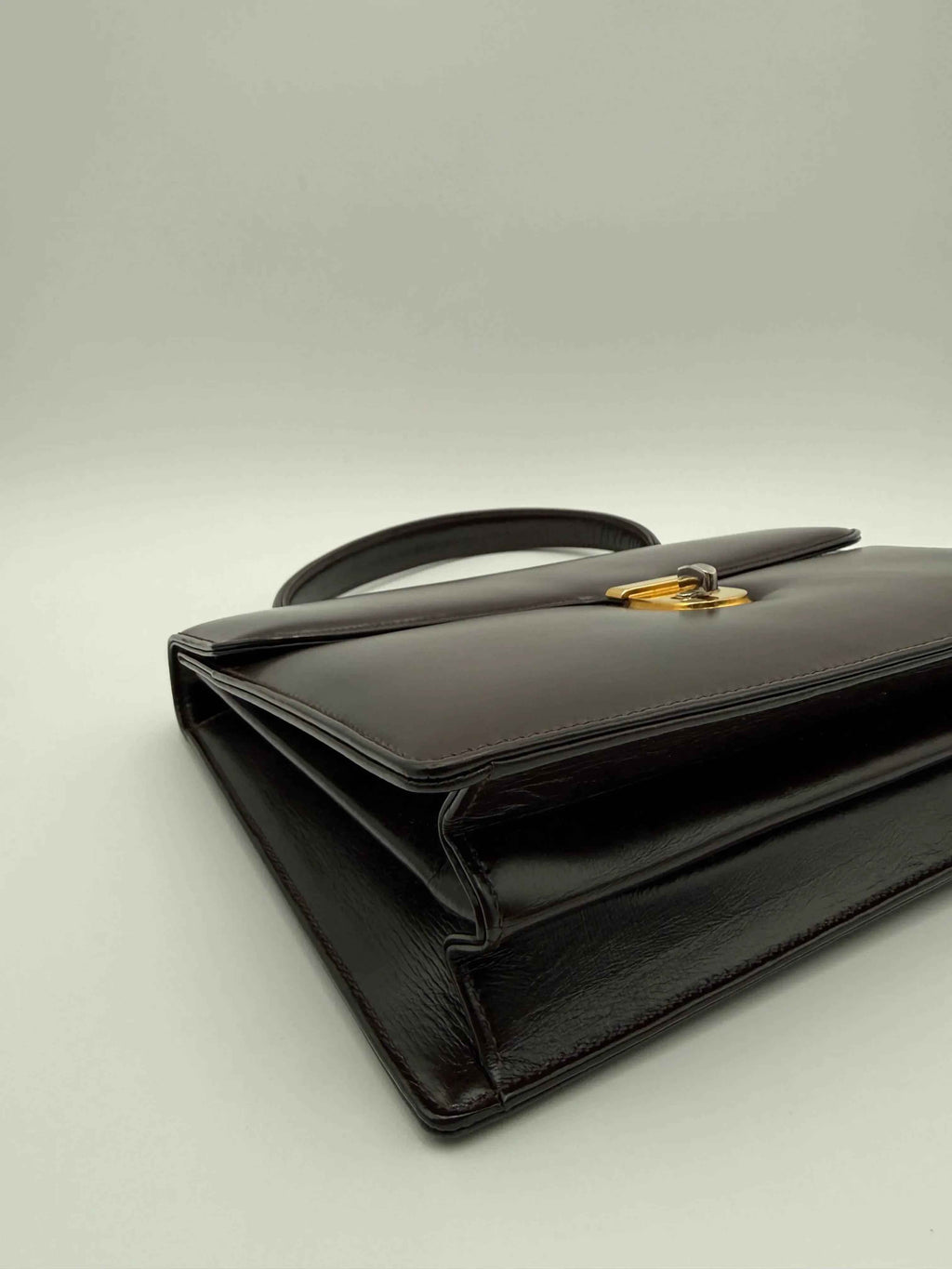 Gucci Borsa a Mano Vintage Pelle Marrone
