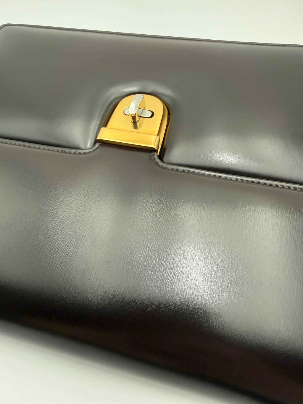 Gucci Borsa a Mano Vintage Pelle Marrone