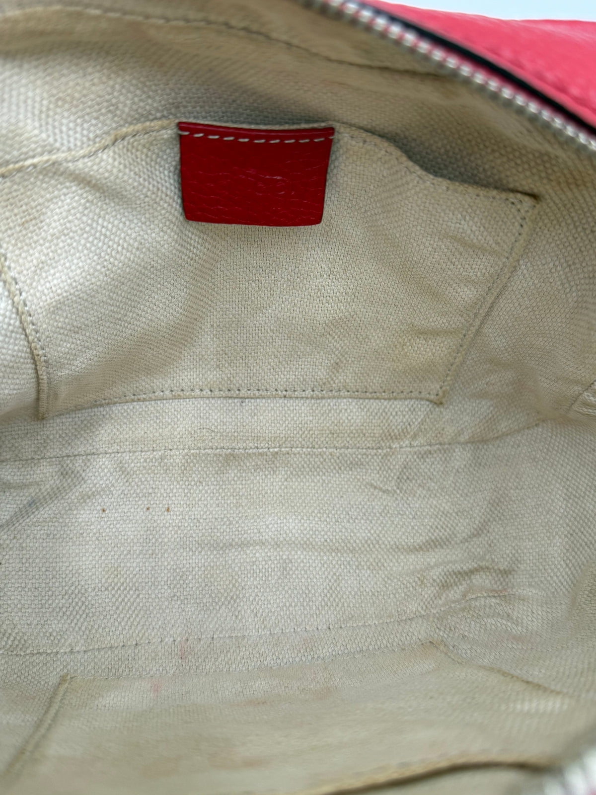 Gucci Borsa a Tracolla Soho Disco in Pelle Martellata Rossa - Mercatino di Ninni
