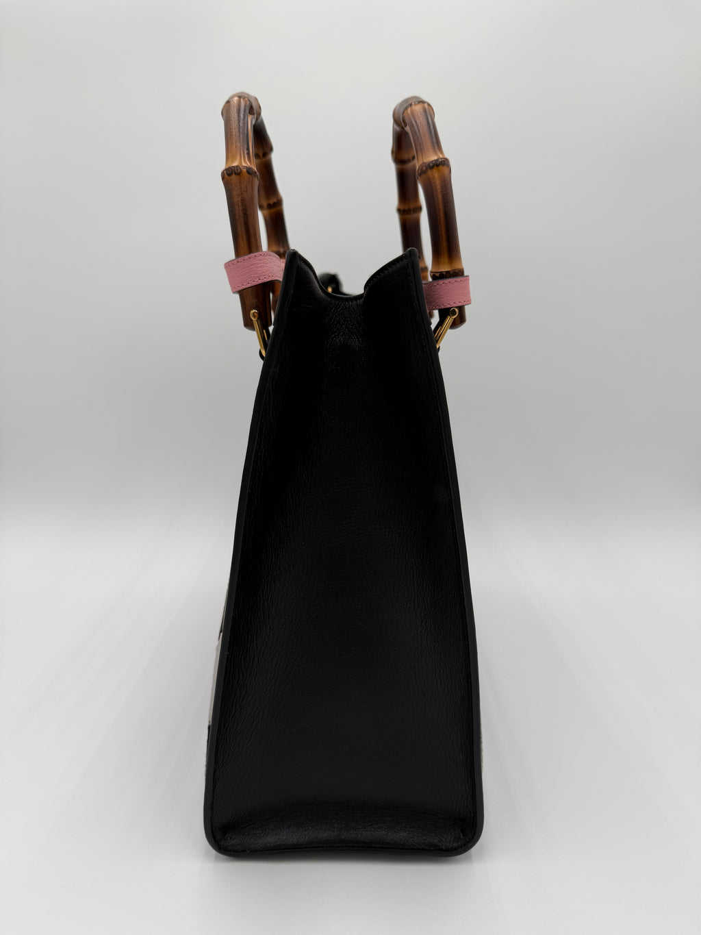 Gucci Diana in Velluto e Pelle a Rombi Nero e Grigio - Mercatino di Ninni