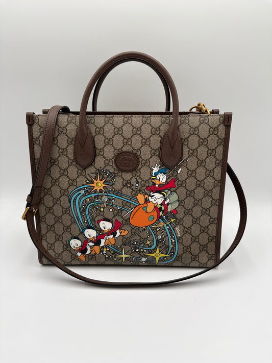 Gucci Disney Borsa Tote Marrone Gucci