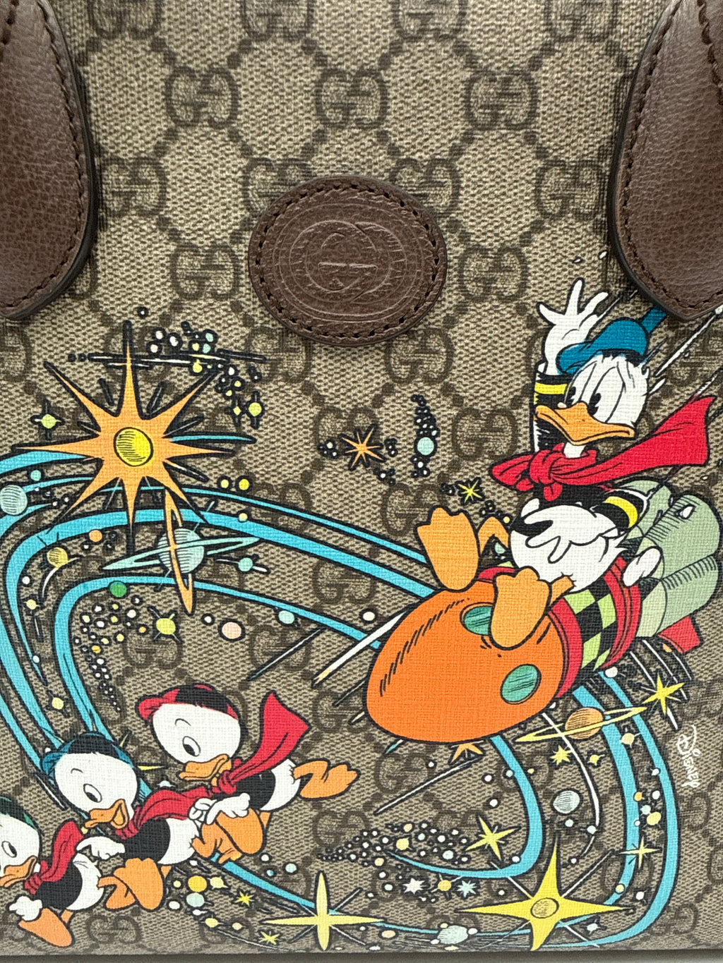 Gucci Disney Borsa Tote Marrone Gucci