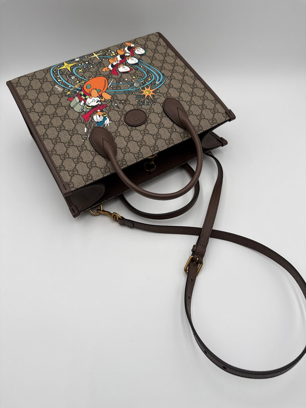 Gucci Disney Borsa Tote Marrone Gucci