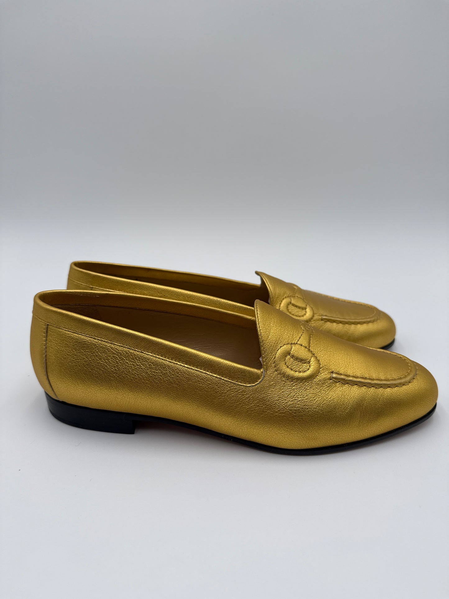 Gucci Horsebit  Mocassini Gold Vintage - Mercatino di Ninni