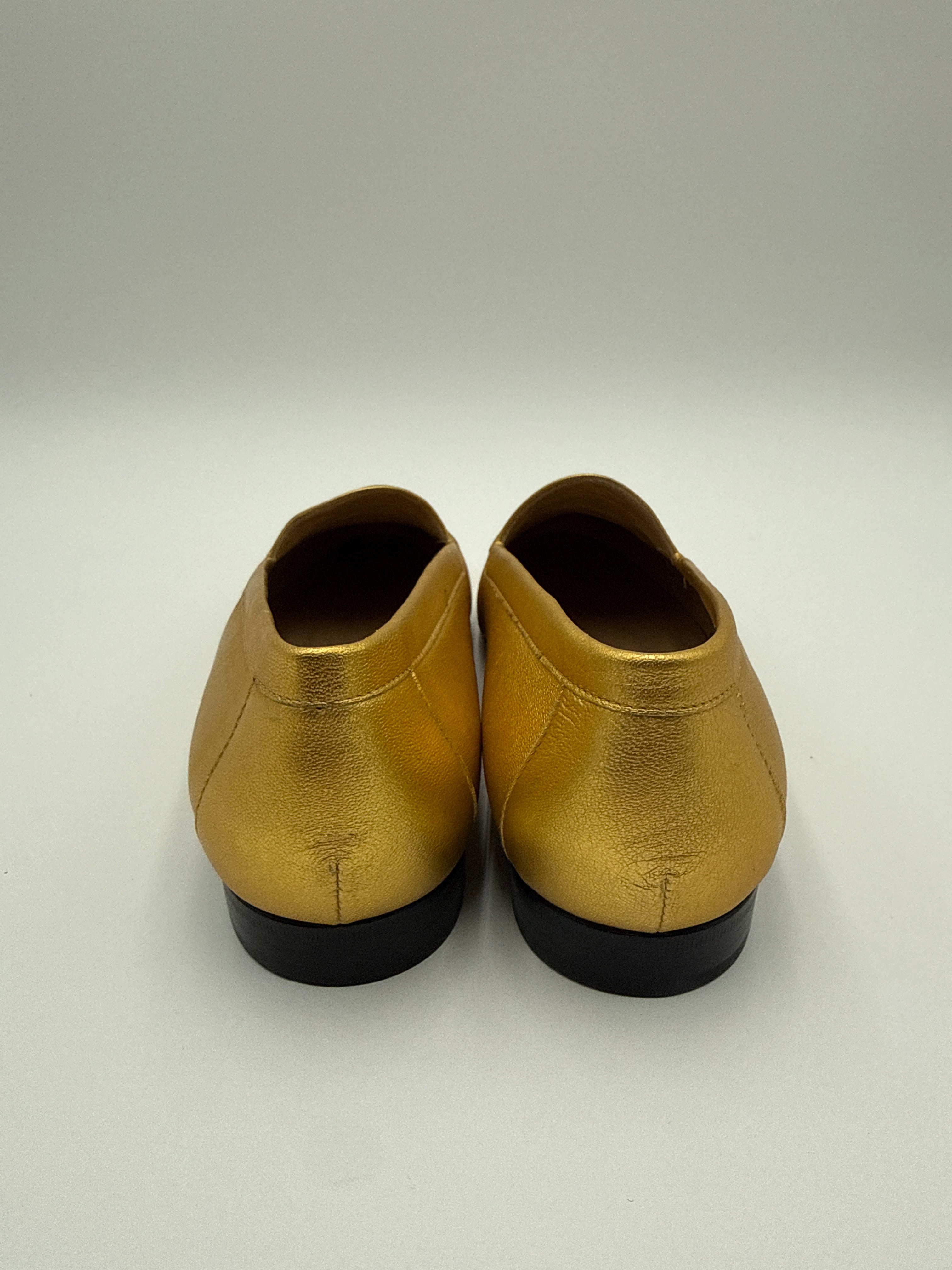 Gucci Horsebit  Mocassini Gold Vintage - Mercatino di Ninni