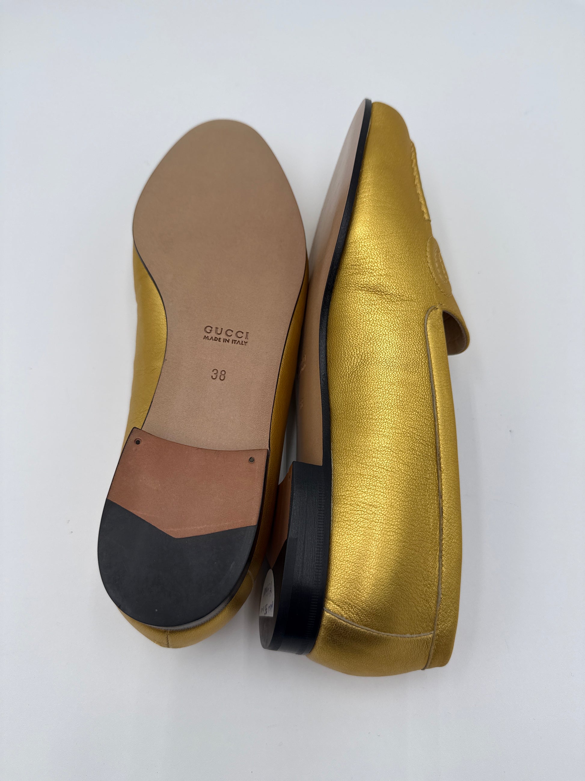 Gucci Horsebit  Mocassini Gold Vintage - Mercatino di Ninni