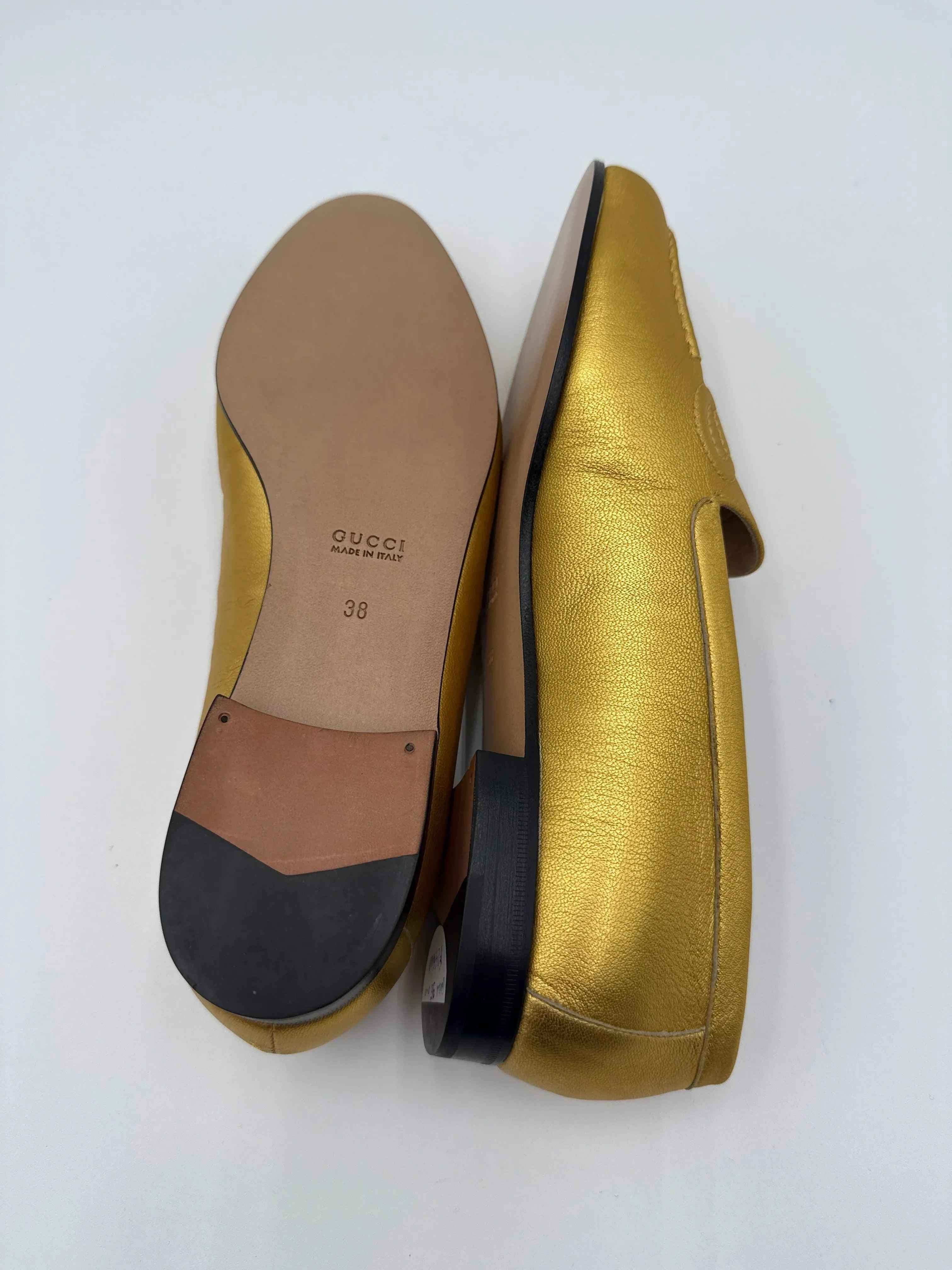 Gucci Horsebit  Mocassini Gold Vintage