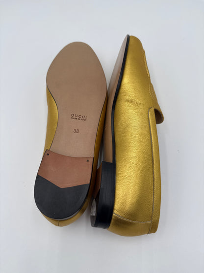 Gucci Horsebit  Mocassini Gold Vintage - Mercatino di Ninni