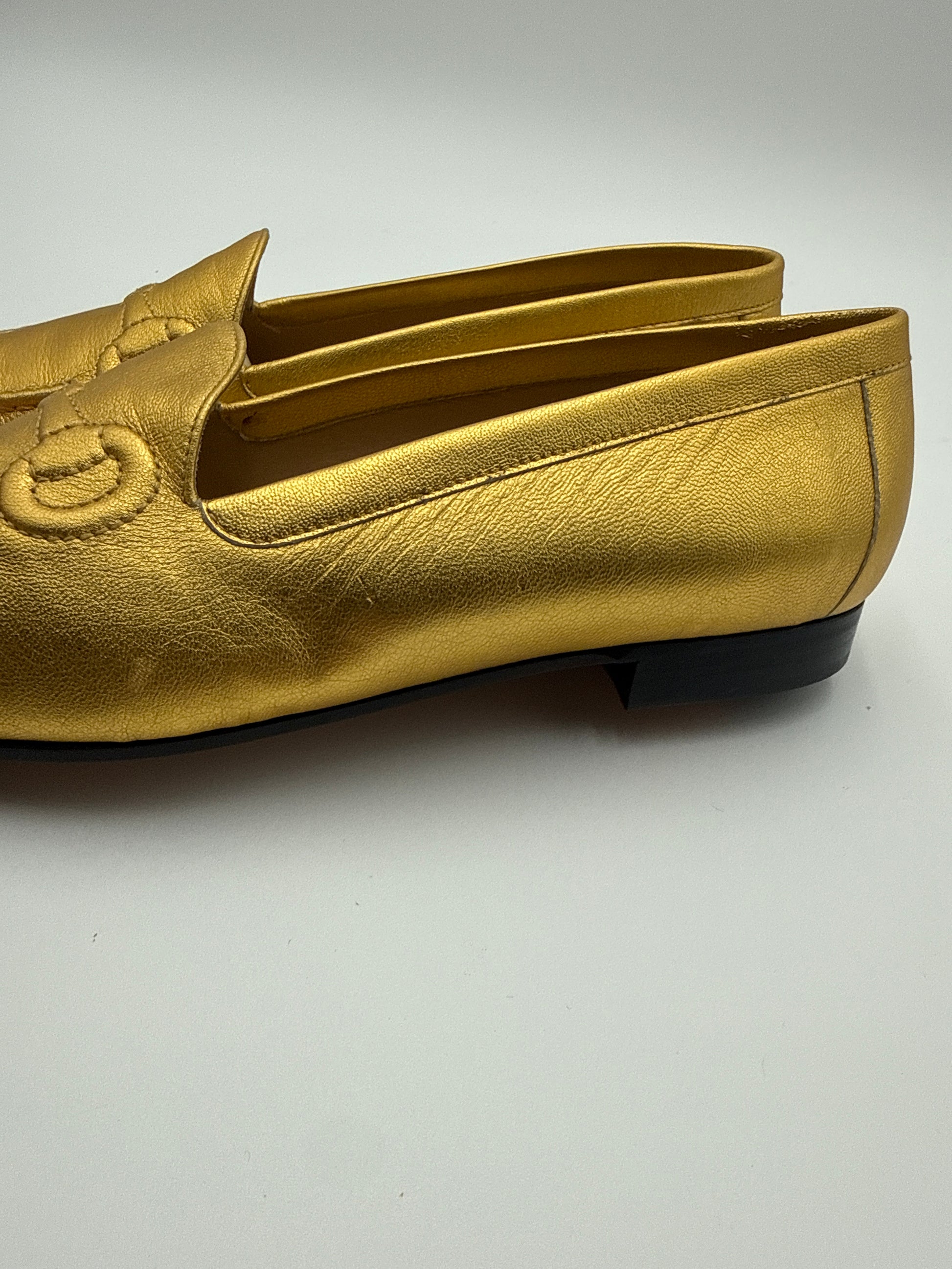 Gucci Horsebit  Mocassini Gold Vintage - Mercatino di Ninni