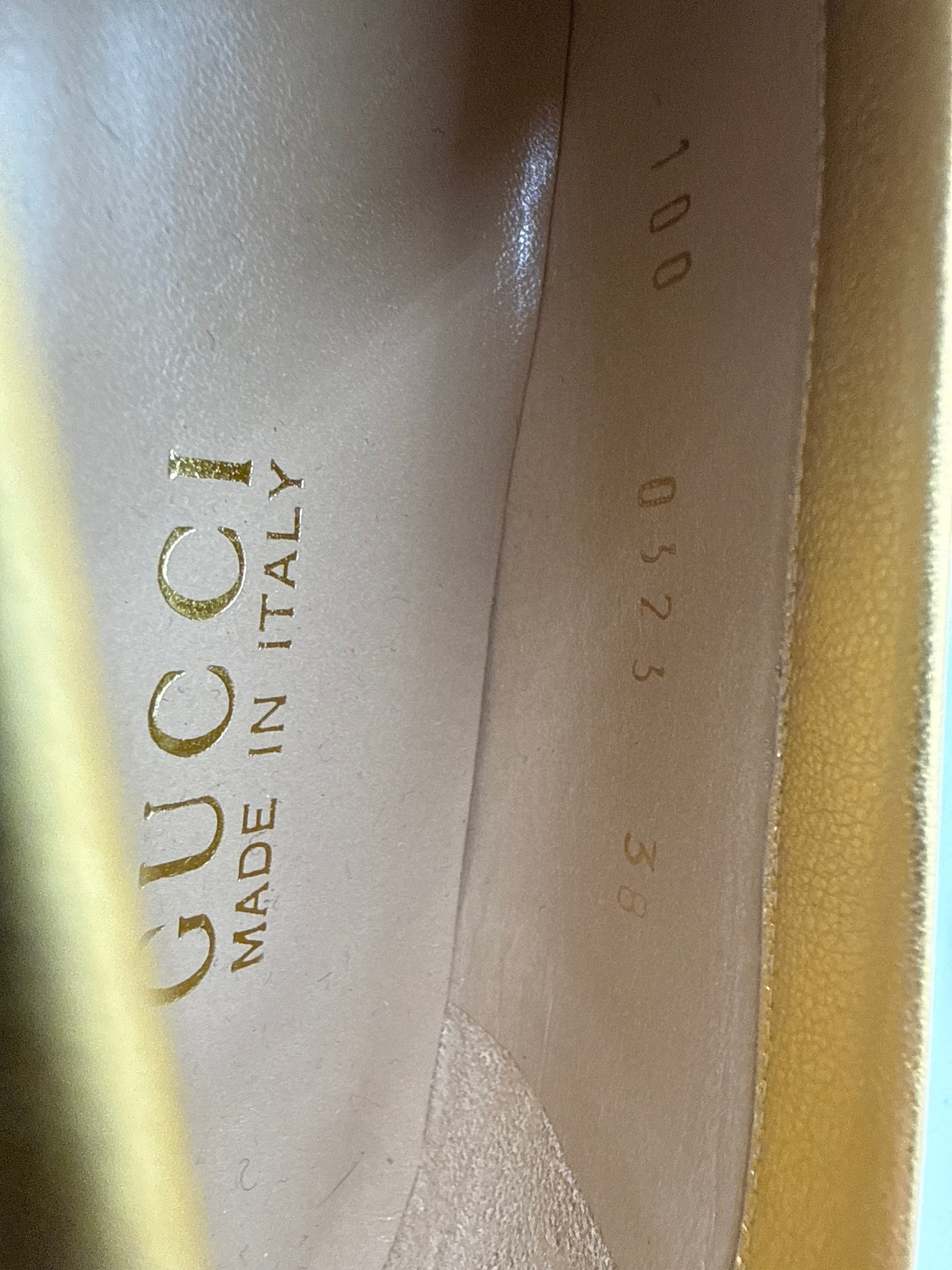 Gucci Horsebit  Mocassini Gold Vintage - Mercatino di Ninni