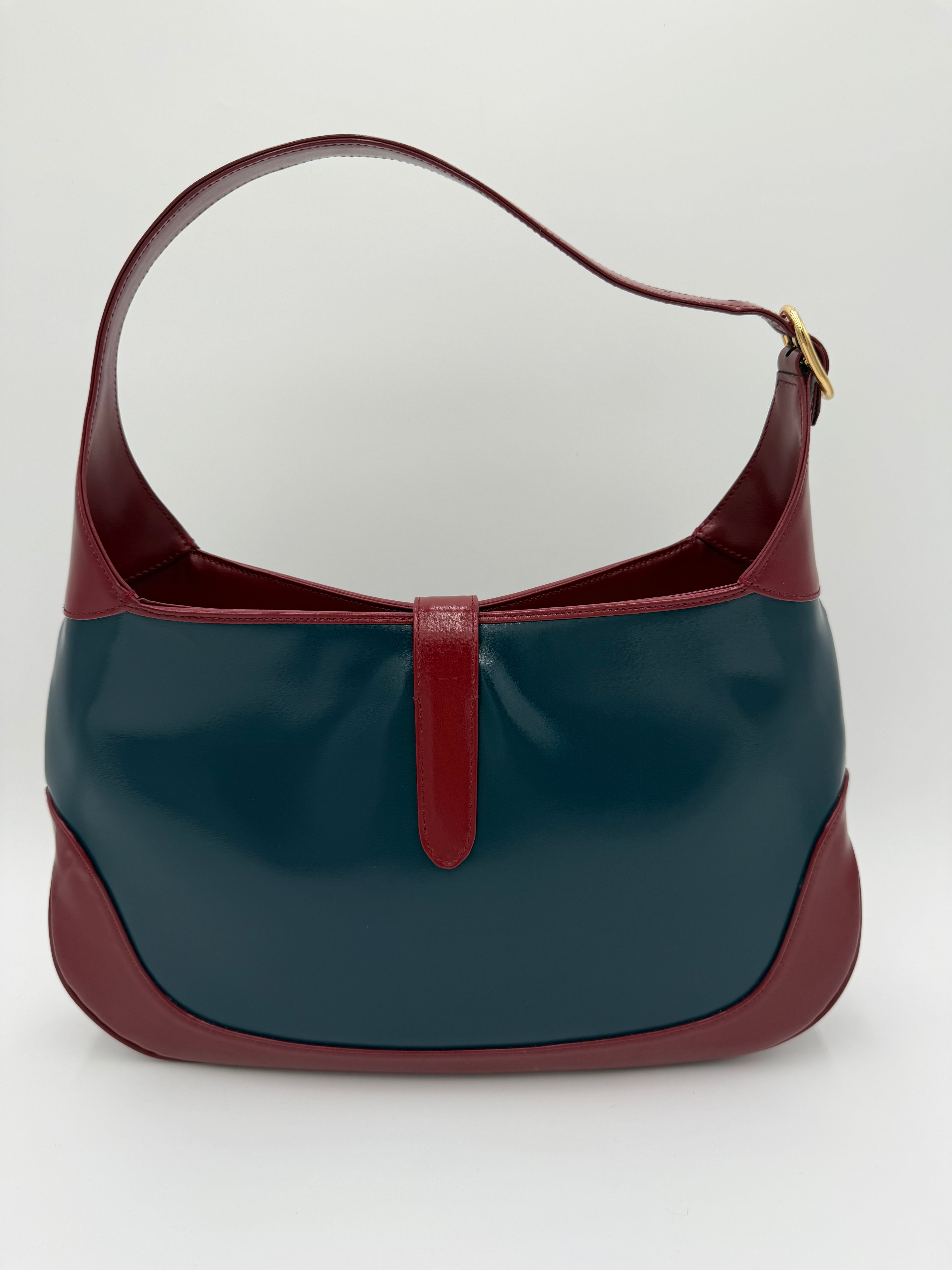 Gucci Jackie 1961 Collezione in Pelle Blu e Bordeaux - Mercatino di Ninni