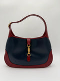 Gucci Jackie 1961 Collezione in Pelle Blu e Bordeaux - Mercatino di Ninni