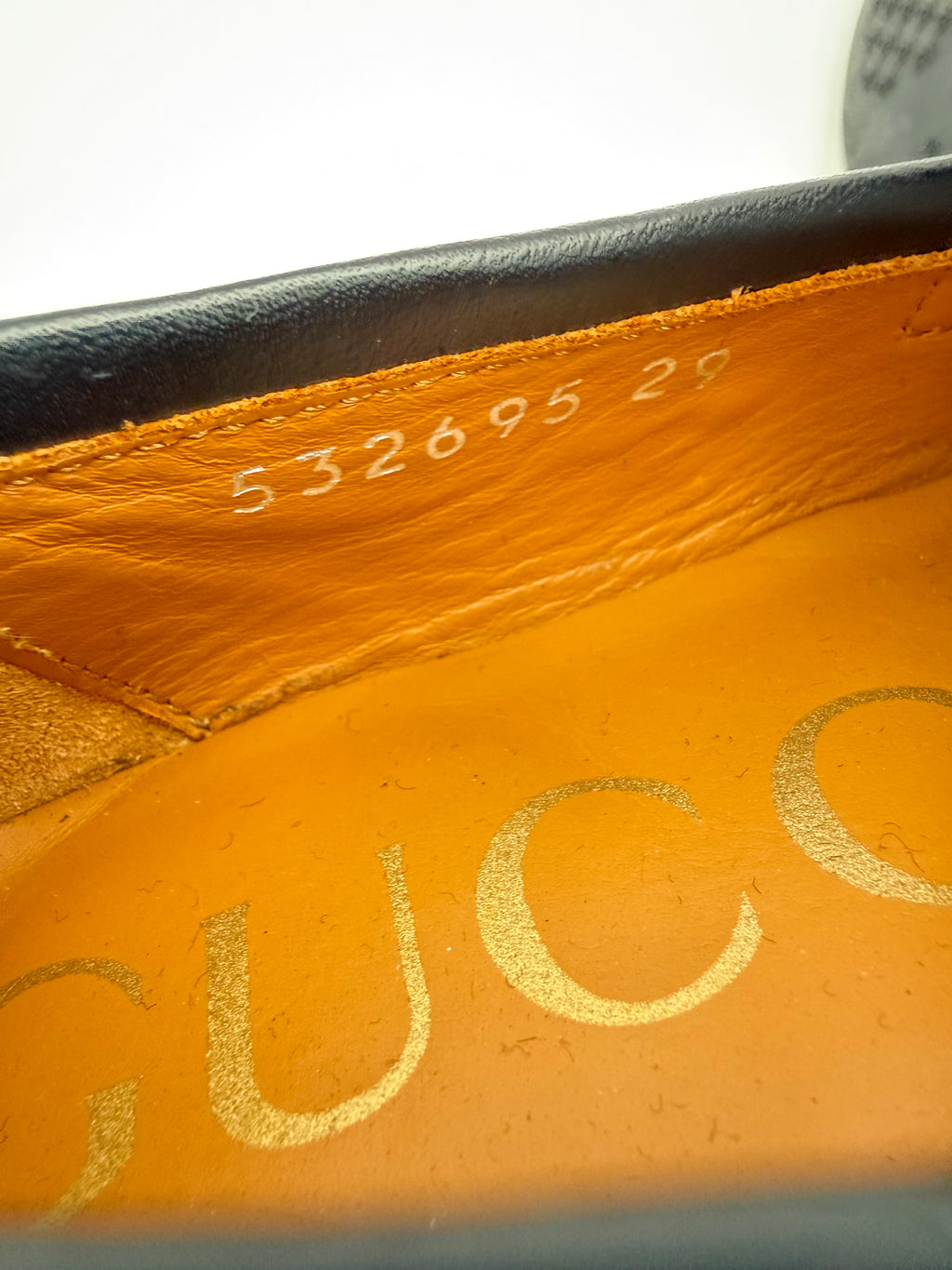 Gucci Mocassini Jordan Bambino con Api e Stelle Ricamate Neri - Mercatino di Ninni