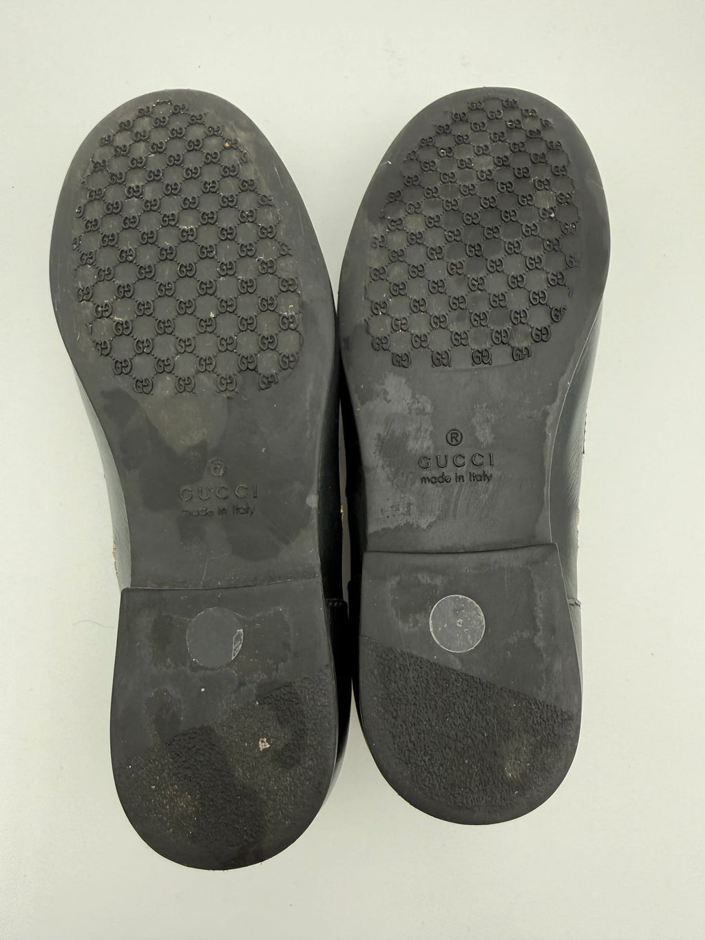 Gucci Mocassini Jordan Bambino con Api e Stelle Ricamate Neri - Mercatino di Ninni