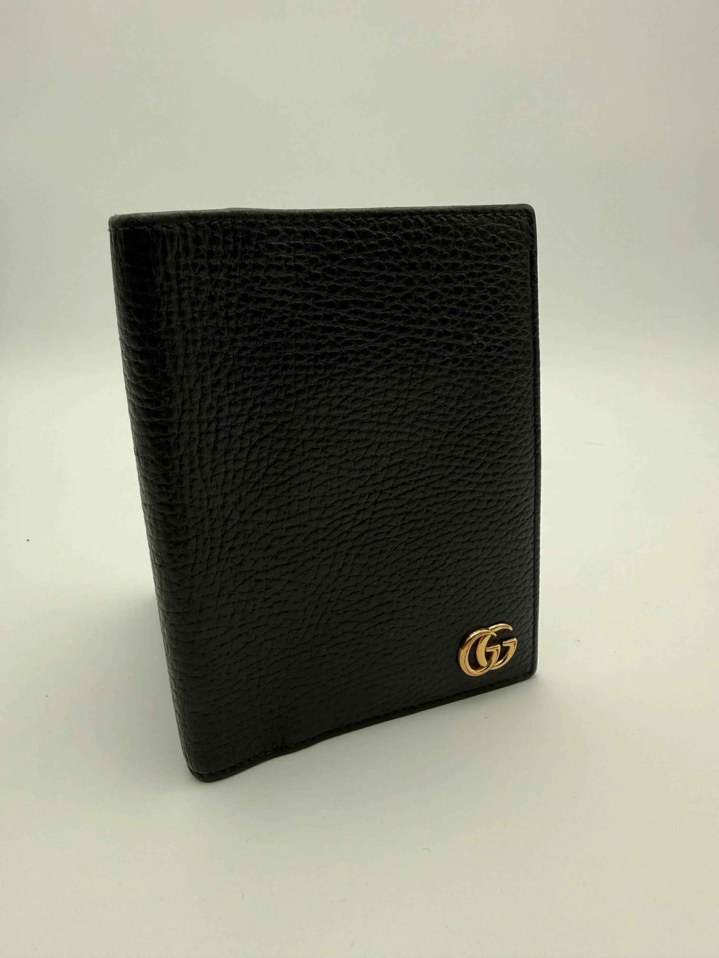 Gucci Portadocumenti GG Mormont in Pelle di Vitello Nero