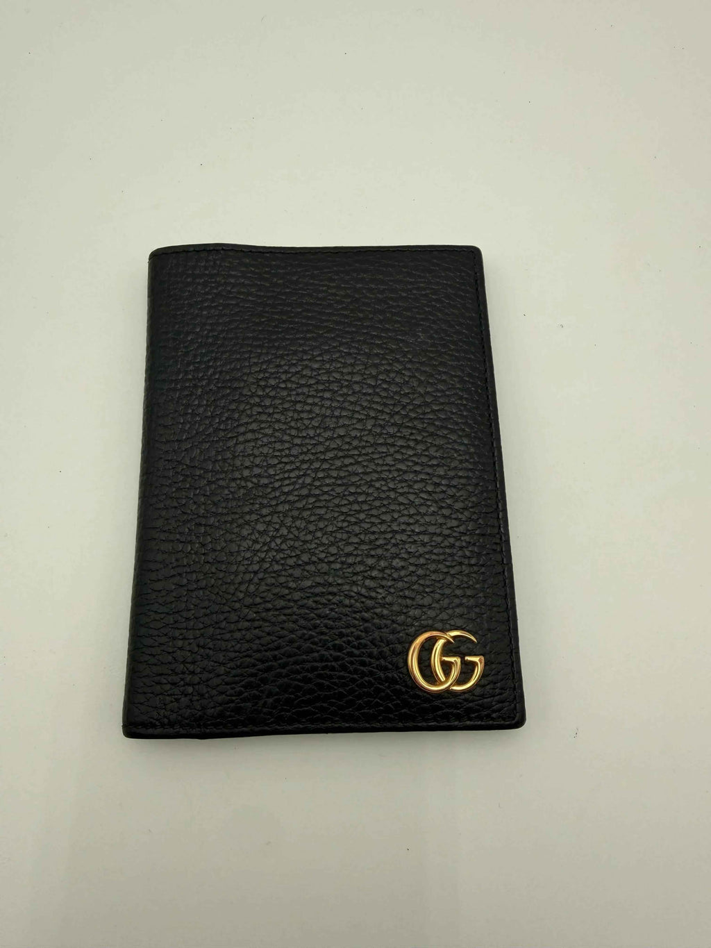 Gucci Portadocumenti GG Mormont in Pelle di Vitello Nero