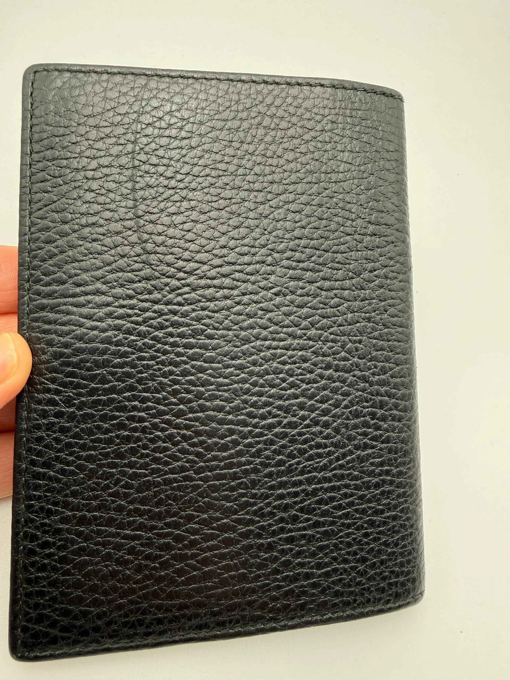Gucci Portadocumenti GG Mormont in Pelle di Vitello Nero