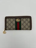 Gucci Portafoglio Ophidia in GG Supreme Marrone Gucci