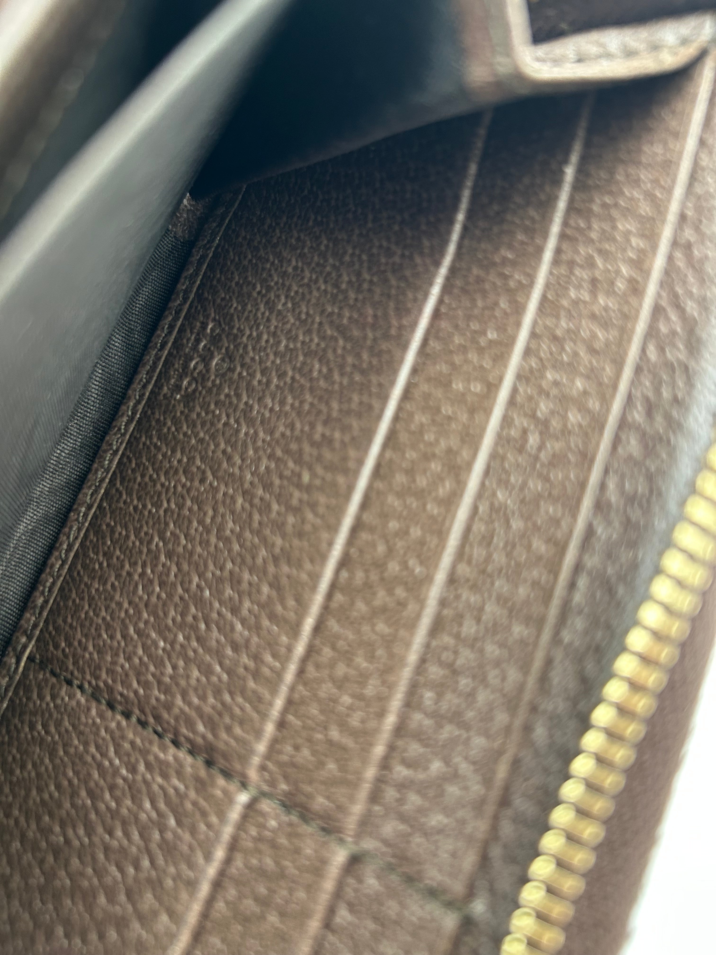 Gucci Portafoglio Ophidia in GG Supreme Marrone Gucci