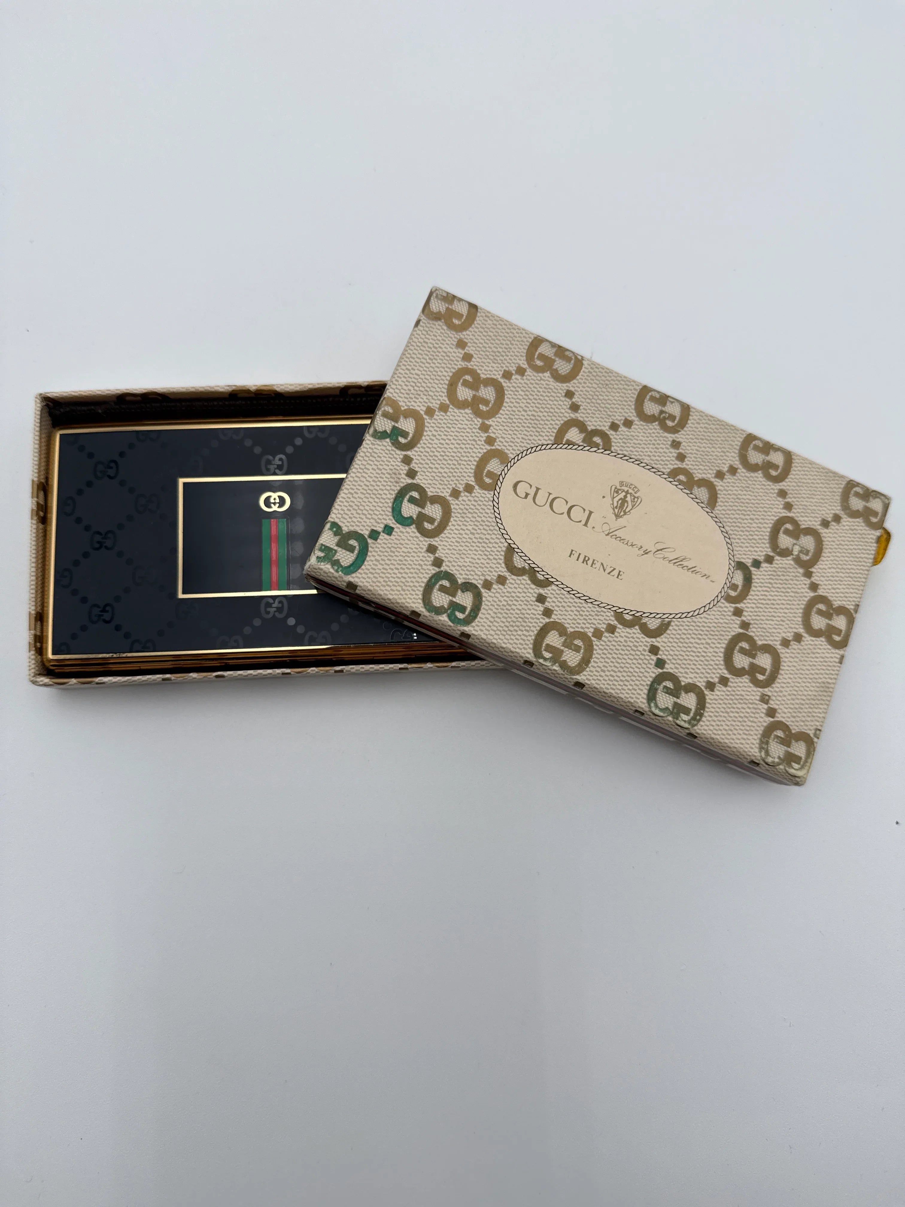 Gucci Portasigarette Vintage in Metallo Dorato - Mercatino di Ninni