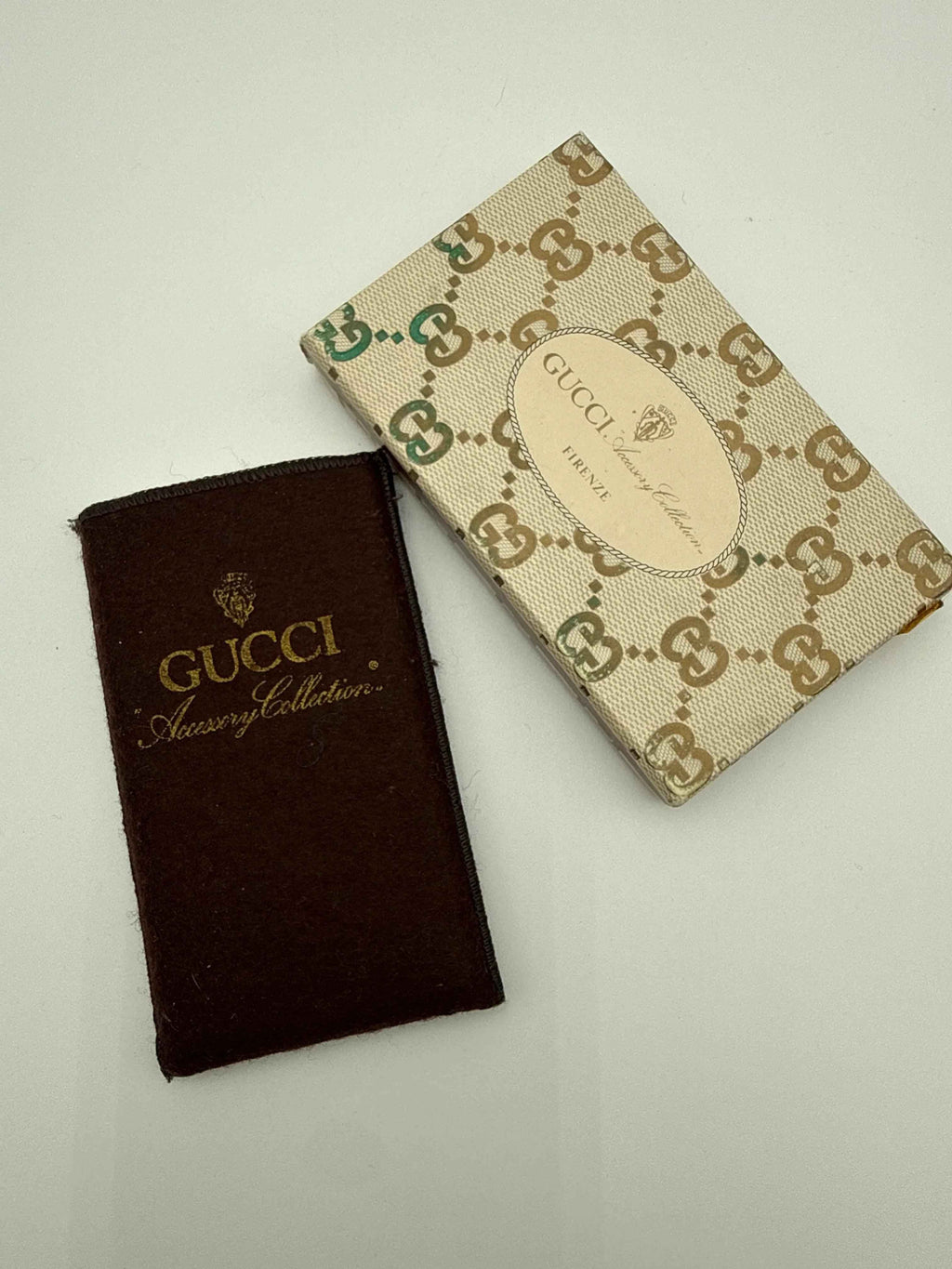 Gucci Portasigarette Vintage in Metallo Dorato