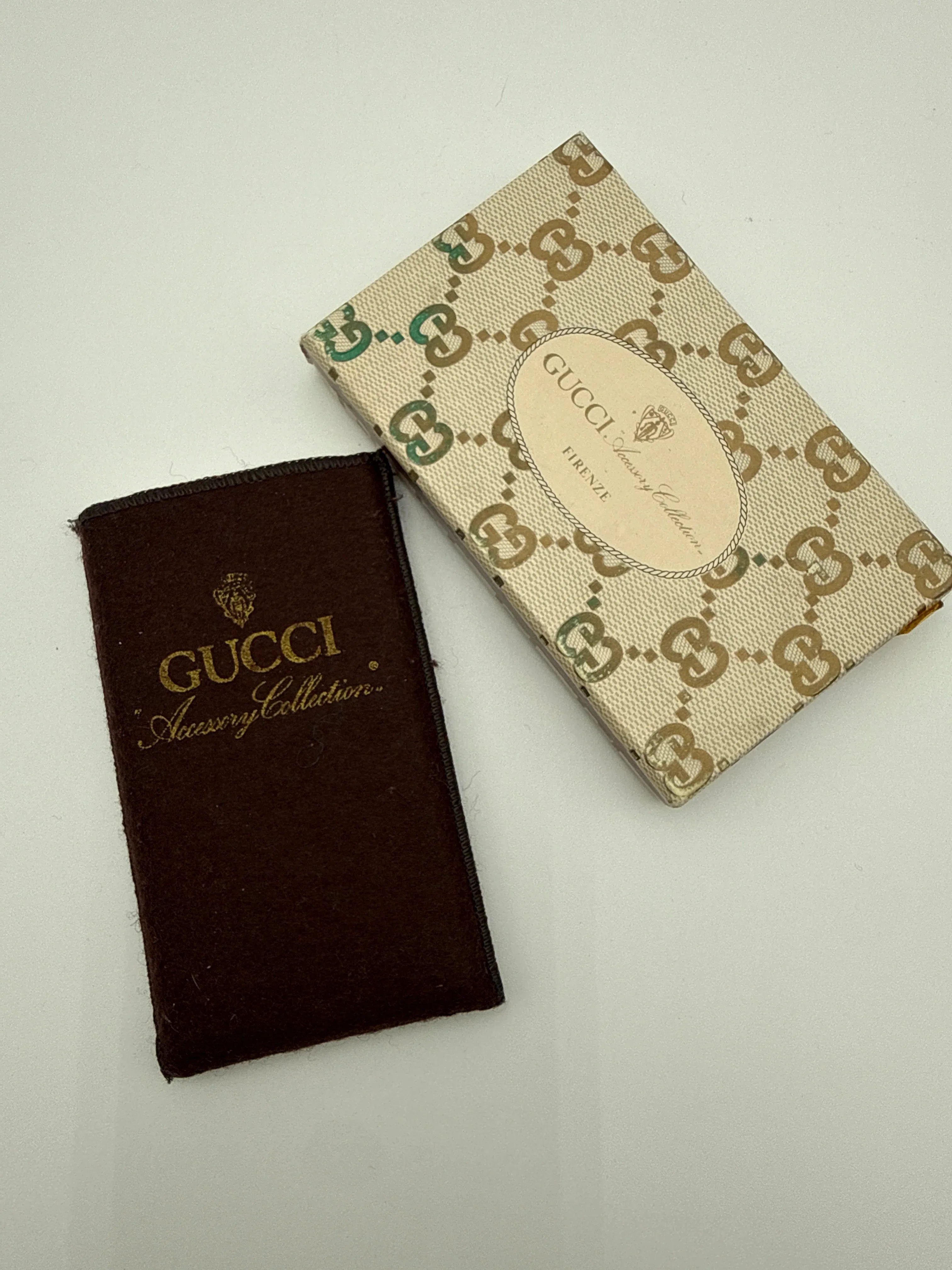 Gucci Portasigarette Vintage in Metallo Dorato - Mercatino di Ninni