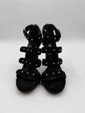 Gucci Sandali Cage by Frida Giannini in Camoscio Nero con Borchie - Mercatino di Ninni