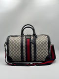 Gucci Savoy Tela Supreme GG Borsone Viaggio Beige Gucci