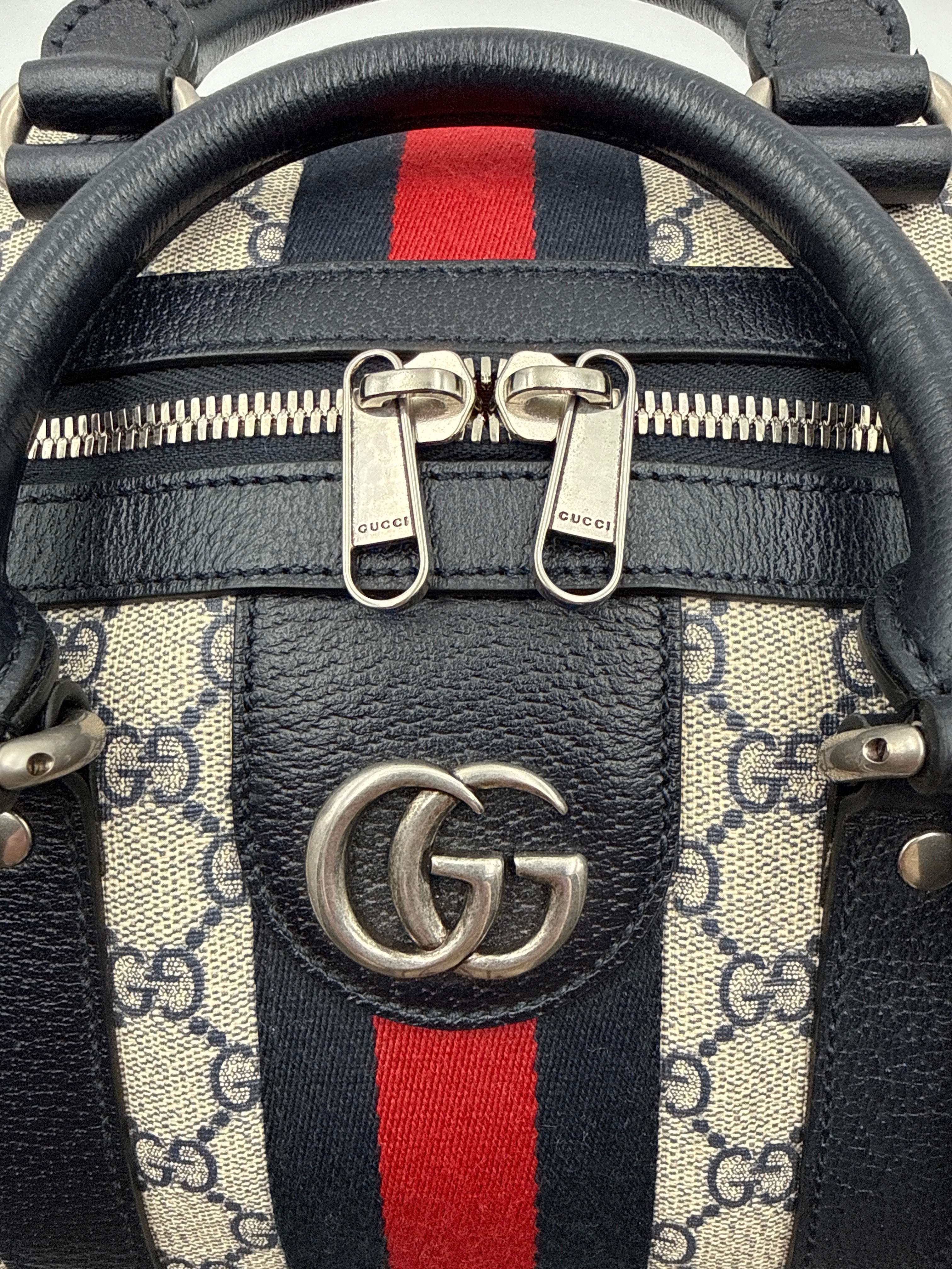 Gucci Savoy Tela Supreme GG Borsone Viaggio Beige Gucci