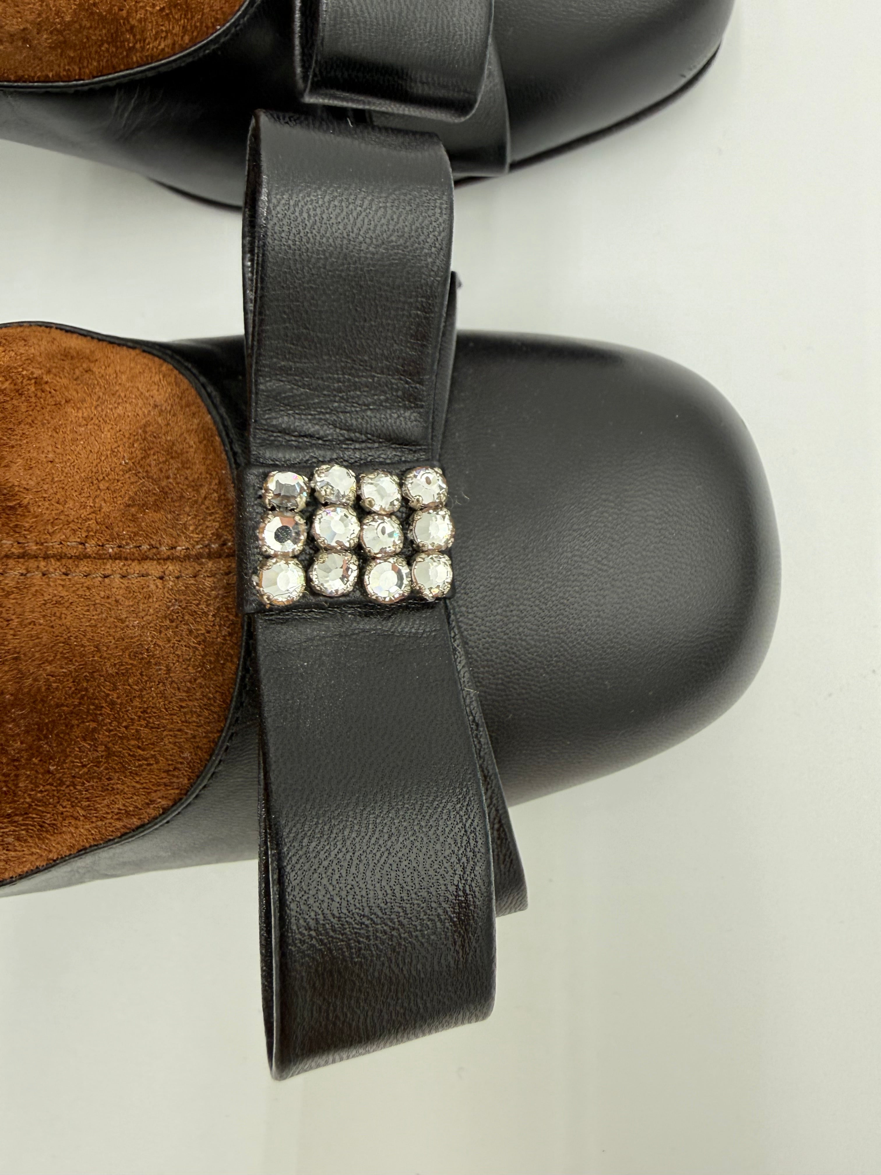 Gucci Stivali Camoscio e Pelle Marroni - Mercatino di Ninni