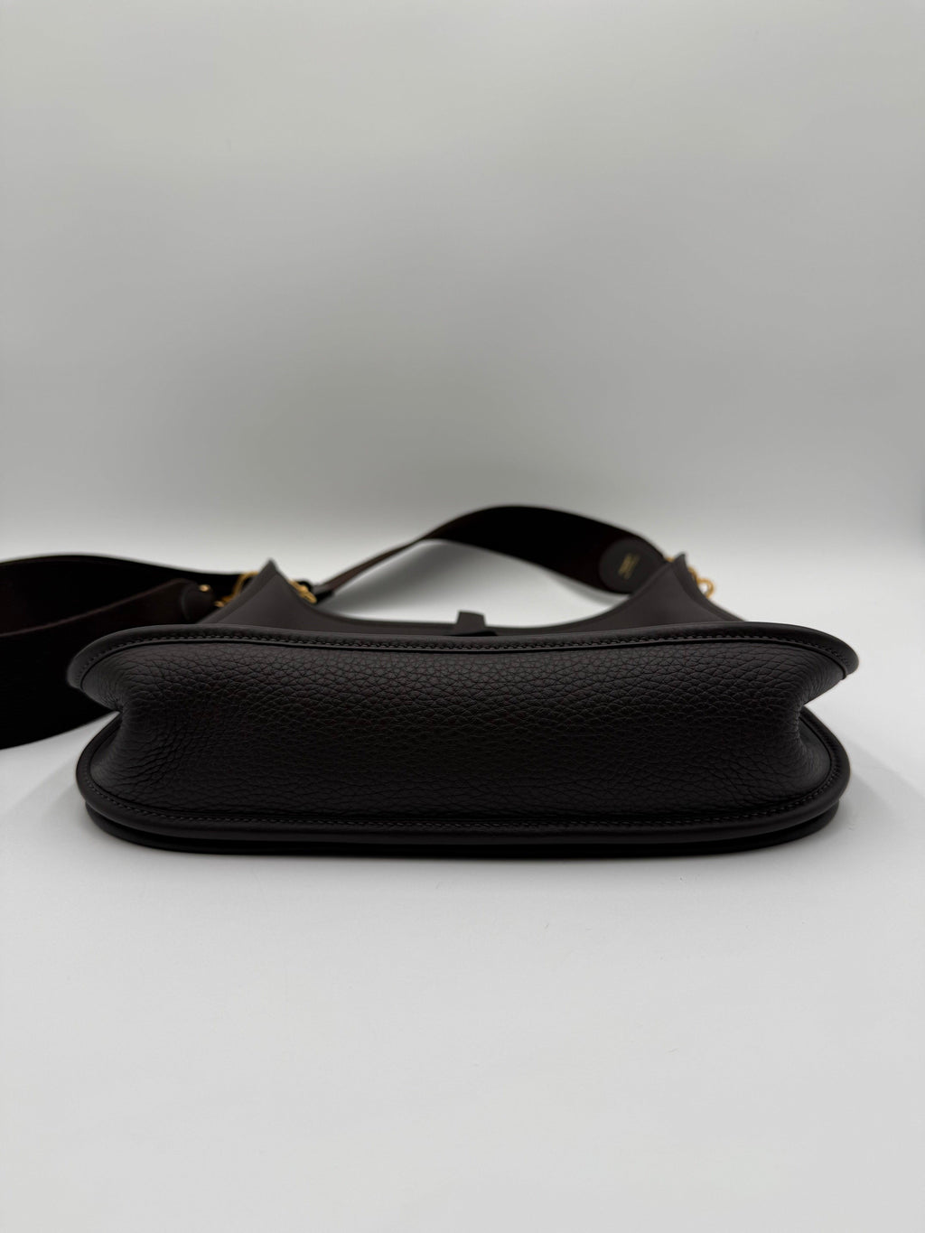 Hermès Borsa Evelyne III 29 in Pelle Taurillon Testa di Moro