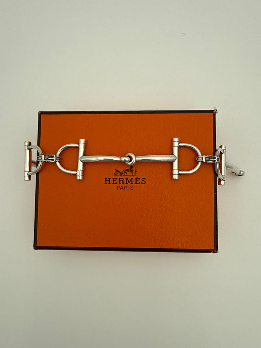 Hermès Bracciale Argento Staffa di Cavallo Hermes