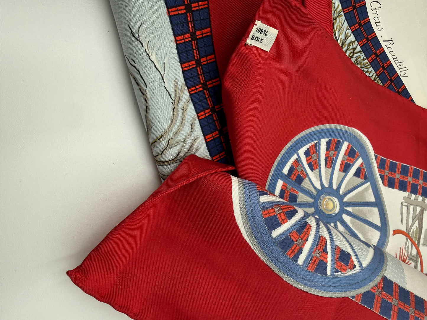 Hermès "L'ivern en Poste"  Foulard di Seta Vintage