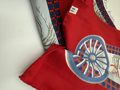 Hermès "L'ivern en Poste"  Foulard di Seta Vintage