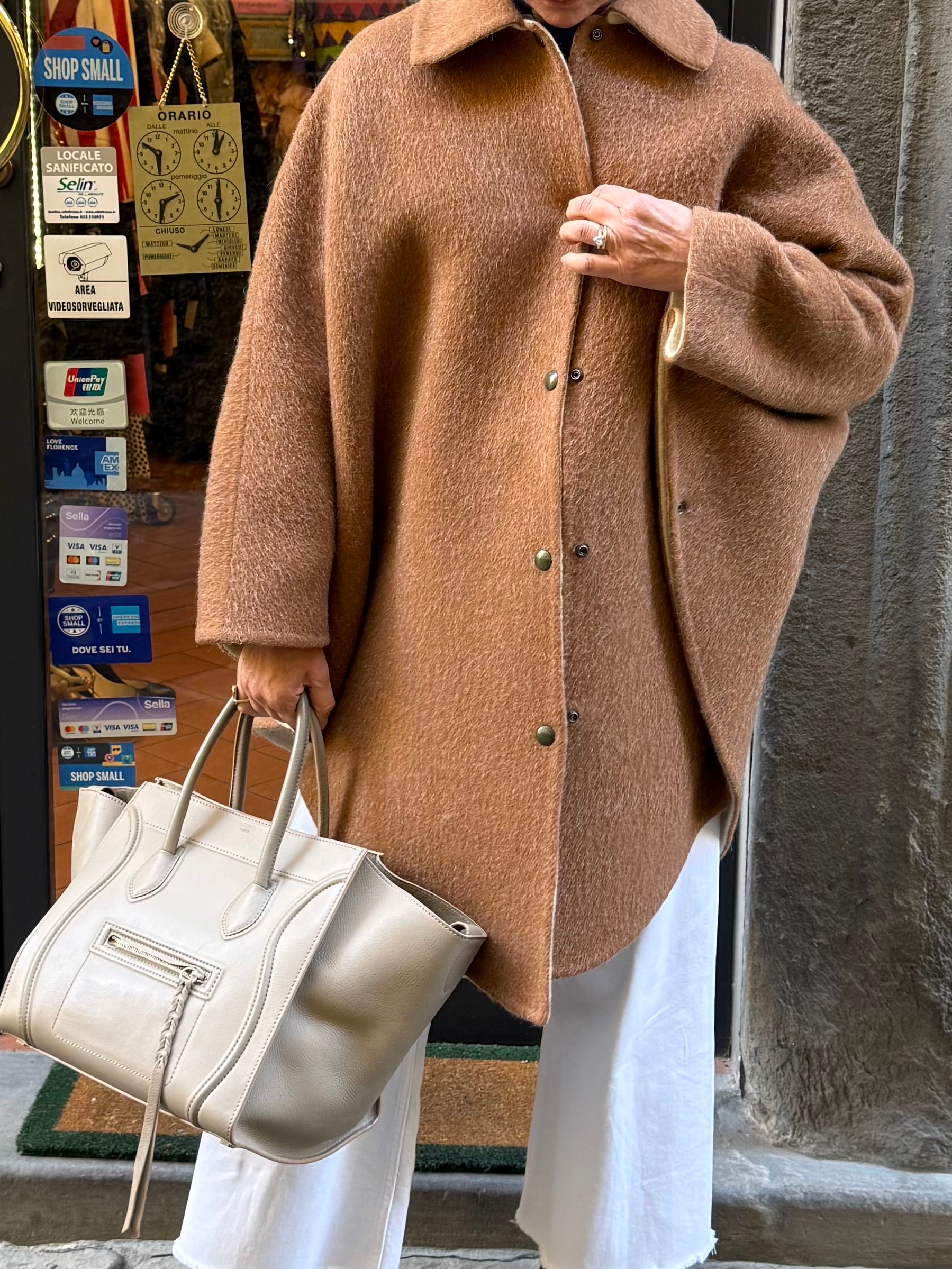 Hermès Mantella Vintage in Mohair color Cammello Hermès