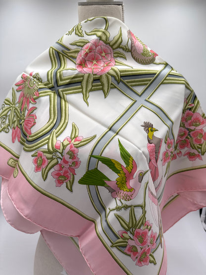 Hermès Vintage Foulard in Seta  “Caraibes” 1974 Christiane Vauzelles - Mercatino di Ninni