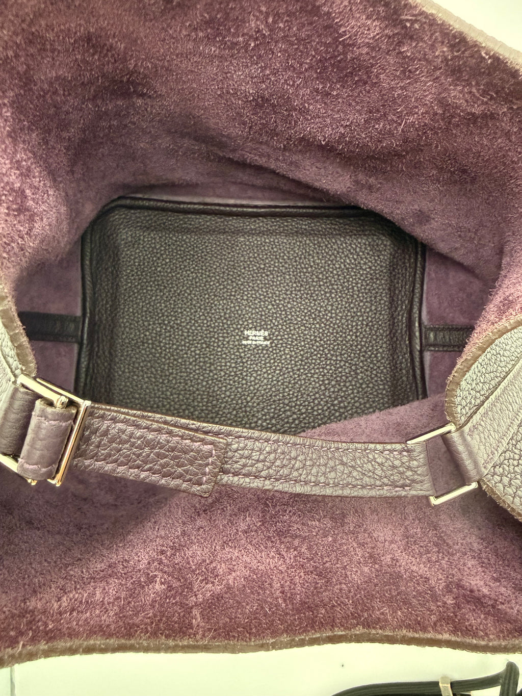 Hermès borsa Picotin lock in pelle Taurillon Clemence - Mercatino di Ninni