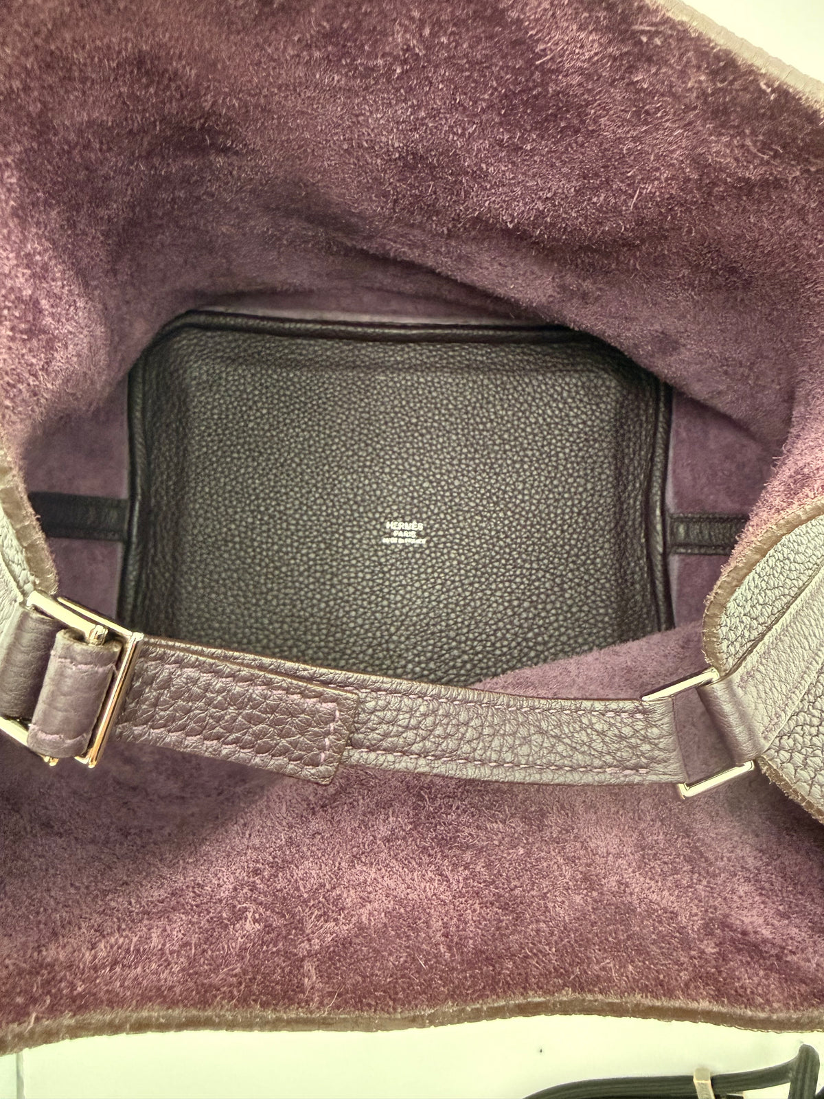 Hermès borsa Picotin lock in pelle Taurillon Clemence - Mercatino di Ninni