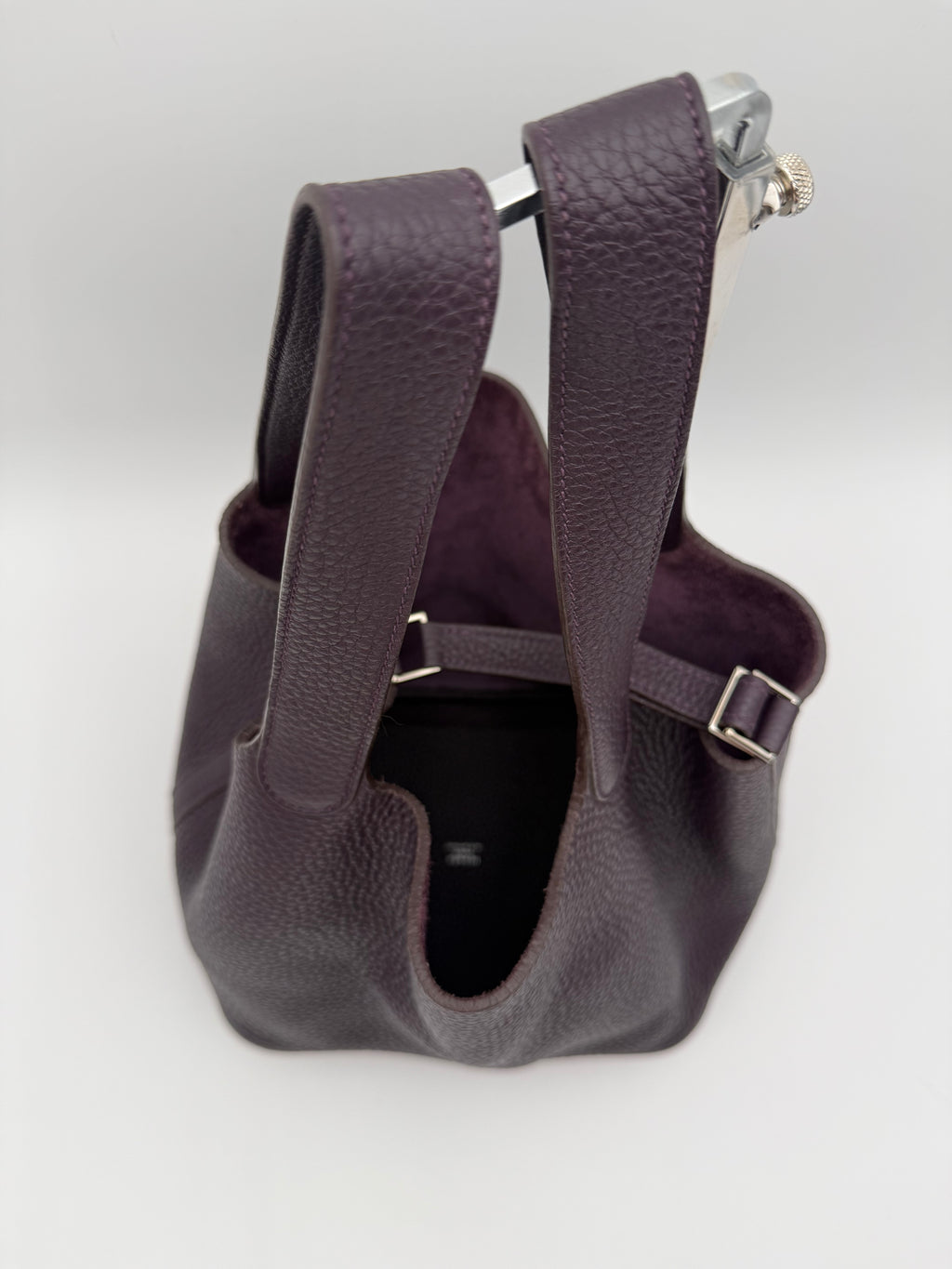Hermès borsa Picotin lock in pelle Taurillon Clemence - Mercatino di Ninni