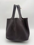 Hermès borsa Picotin lock in pelle Taurillon Clemence - Mercatino di Ninni