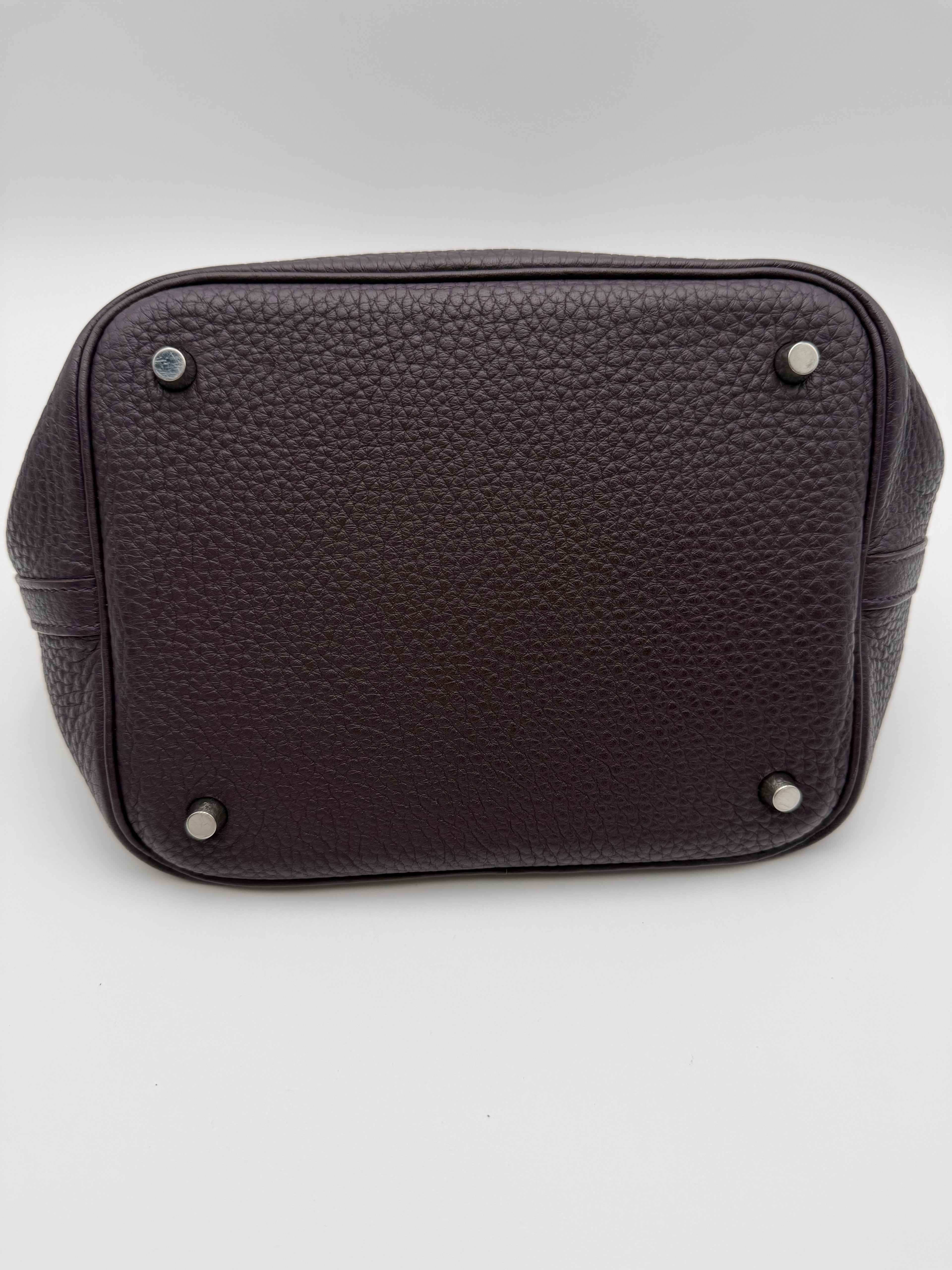 Hermès borsa Picotin lock in pelle Taurillon Clemence - Mercatino di Ninni